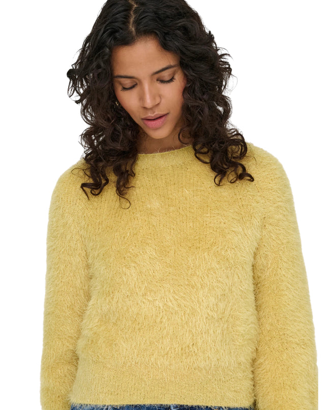 Only Onllulu Maglia Donna Pullover Giallo