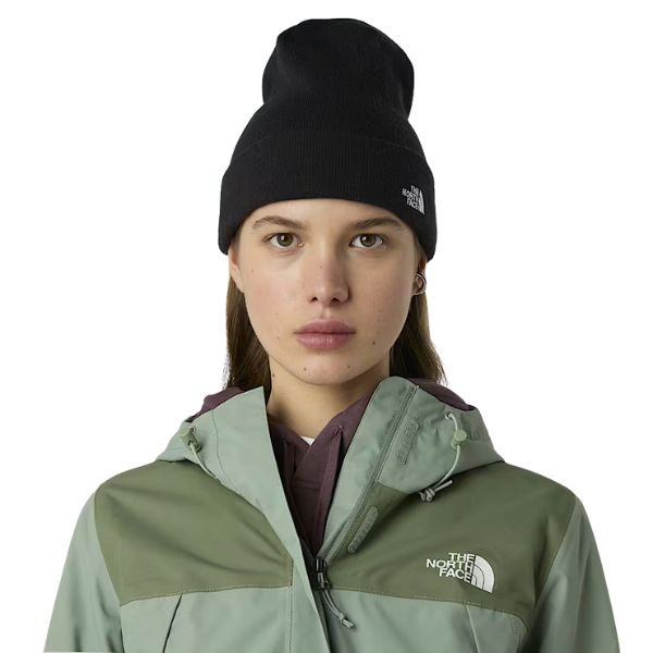 The North Face Berretto Con Logo Laterale Nero