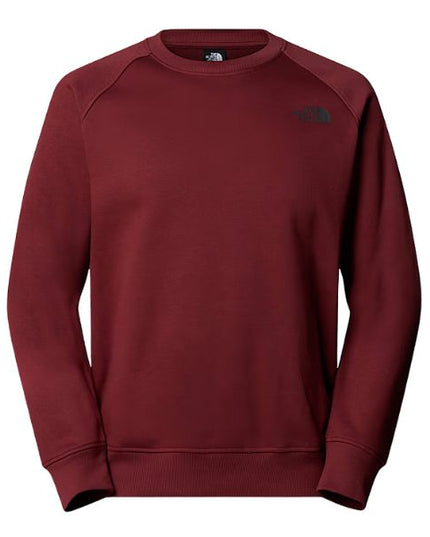 The North Face Felpa Raglan Box Uomo Bordeaux