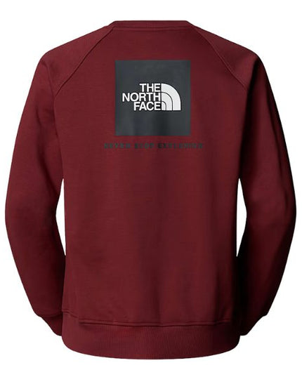 The North Face Felpa Raglan Box Uomo Bordeaux