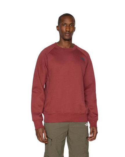 The North Face Felpa Raglan Box Uomo Bordeaux