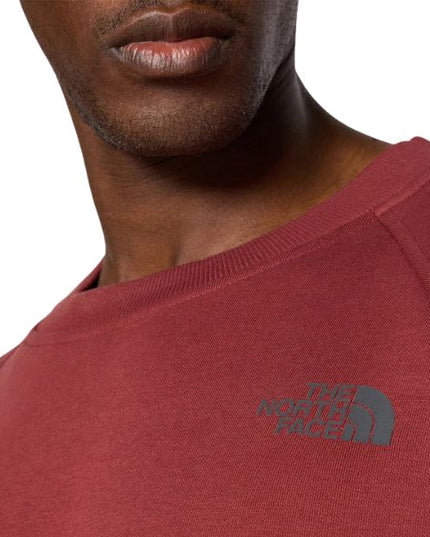 The North Face Felpa Raglan Box Uomo Bordeaux