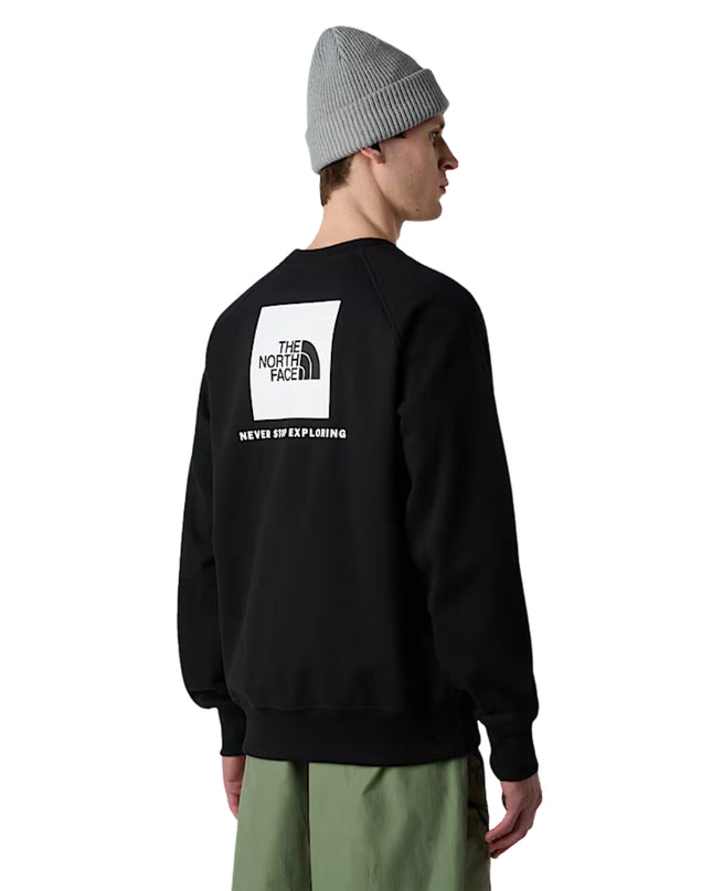 The North Face Felpa Raglan Box Uomo Nero
