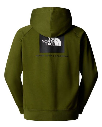 The North Face Felpa Con Cappuccio Raglan Box Verde
