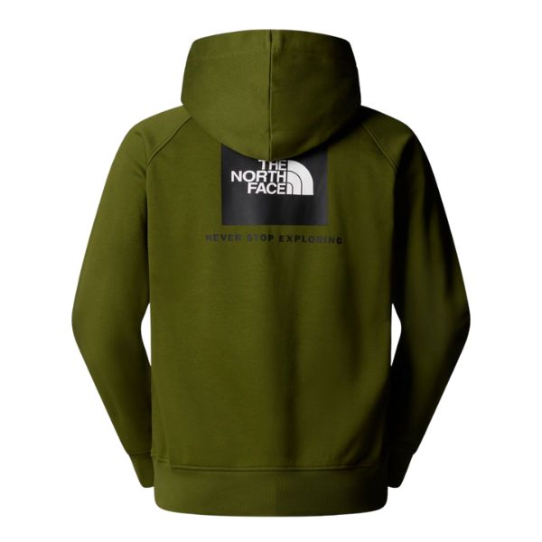 The North Face Felpa Con Cappuccio Raglan Box Verde