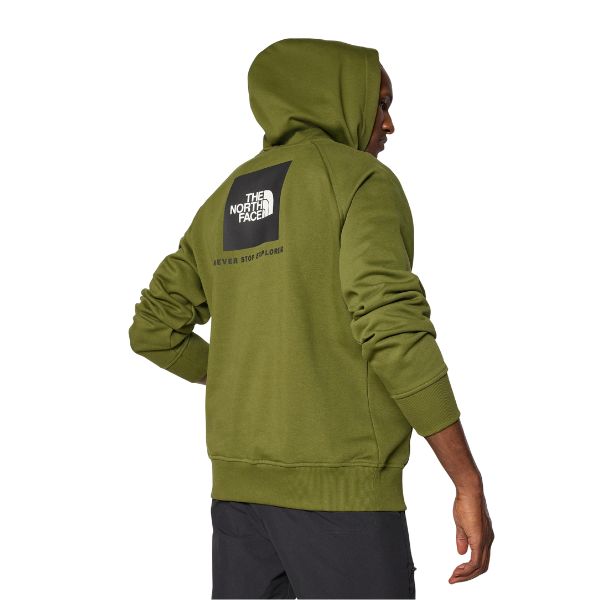 The North Face Felpa Con Cappuccio Raglan Box Verde