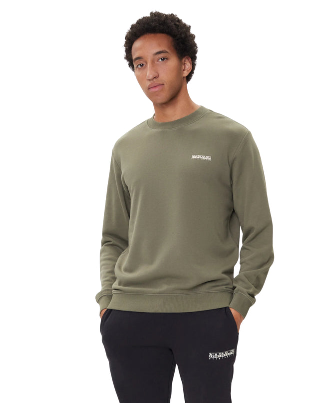 Napapijri Felpa B-Small Uomo Verde