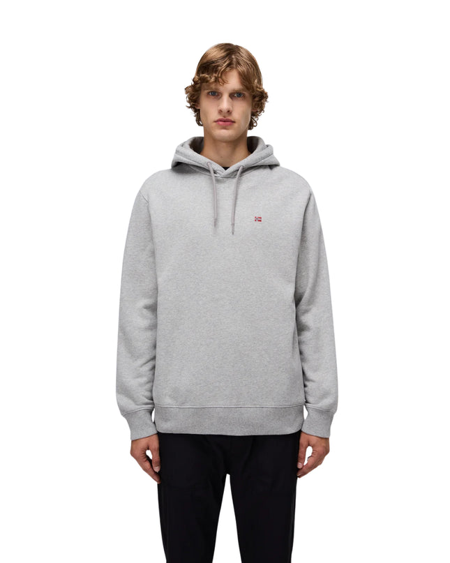 Napapijri Felpa Balis Hood Uomo Grigio