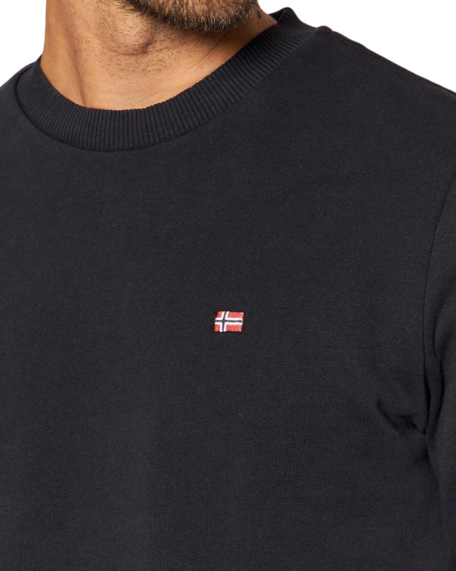 Napapijri Felpa Balis Crew Uomo Nero