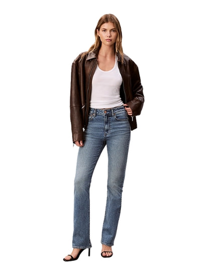 Calvin Klein Bootcut Skinny Jeans Donna Mulberry