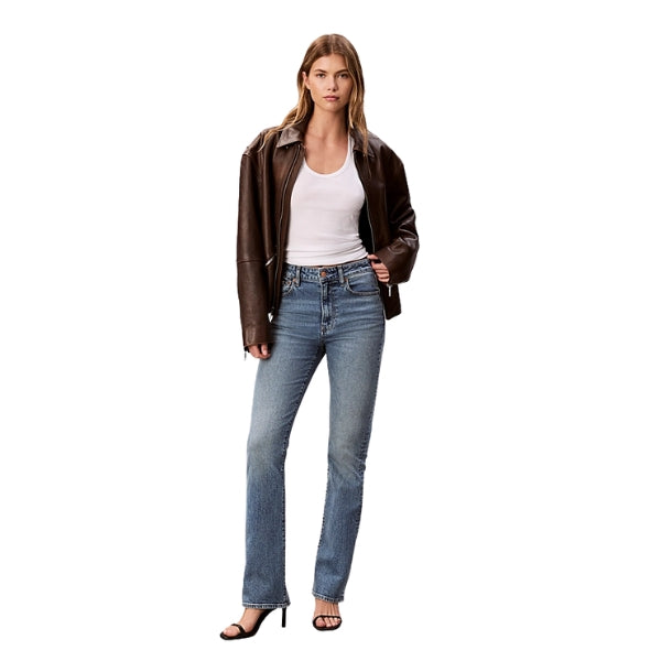 Calvin Klein Bootcut Skinny Jeans Donna Mulberry