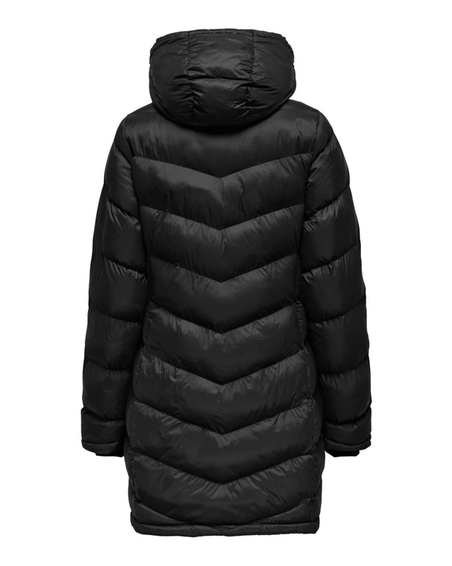 Only Onltahia Giubbino Donna Piumino lungo Nero