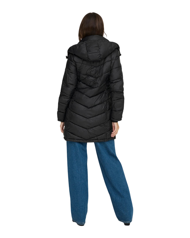 Only Onltahia Giubbino Donna Piumino lungo Nero