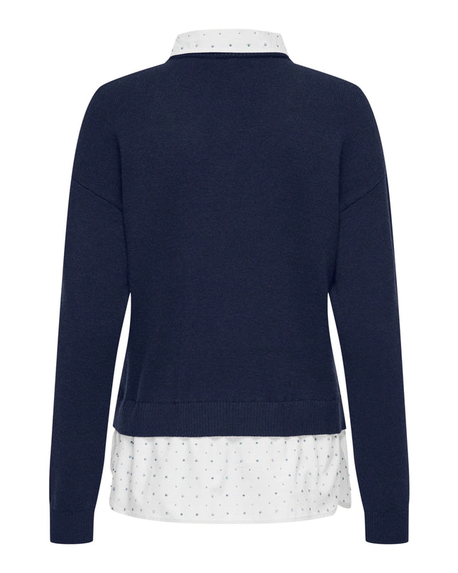 Only Onldagmar Maglia Donna Blu