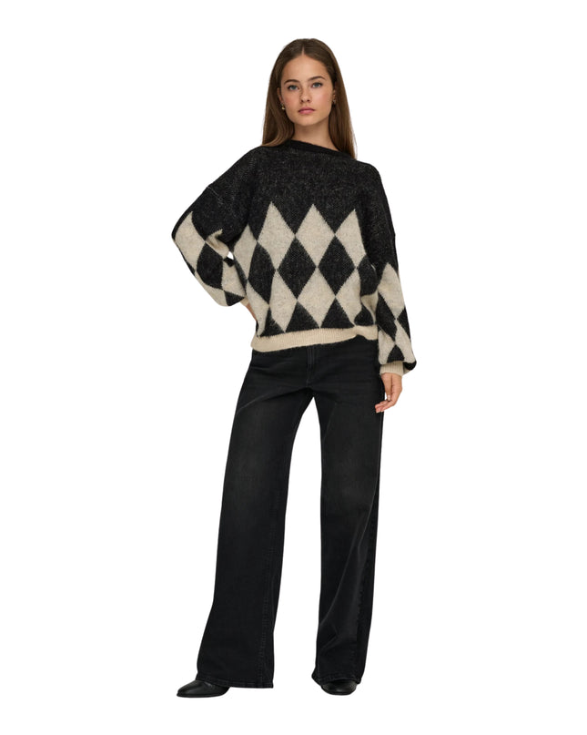 Only Onlnoeme Maglia Donna Pullover Nero