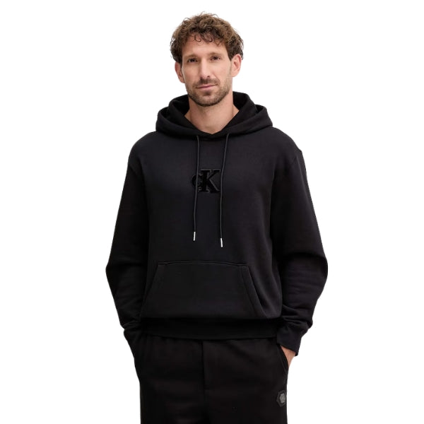 Calvin Klein Felpa Uomo con Cappuccio Black LV04RD250G