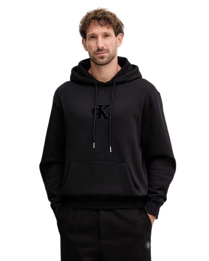 Calvin Klein Felpa Uomo con Cappuccio Black LV04RD250G