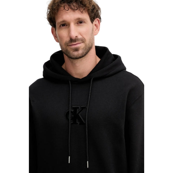Calvin Klein Felpa Uomo con Cappuccio Black LV04RD250G