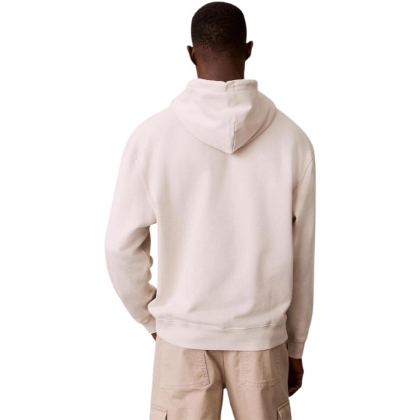 Calvin Klein Felpa Uomo con Cappuccio Chalk LV04RD250G