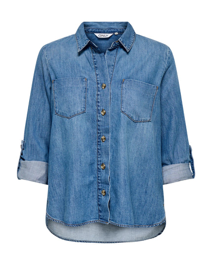 Only Camicia Onlyasmin Donna Denim