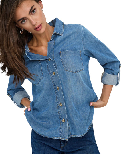 Only Camicia Onlyasmin Donna Denim