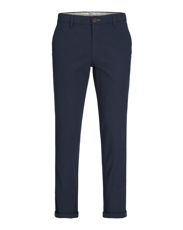 Jack&Jones Pantalone Chino Slim Fit Jpstmarco Fury Uomo Blu