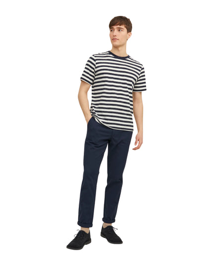 Jack&Jones Pantalone Chino Slim Fit Jpstmarco Fury Uomo Blu