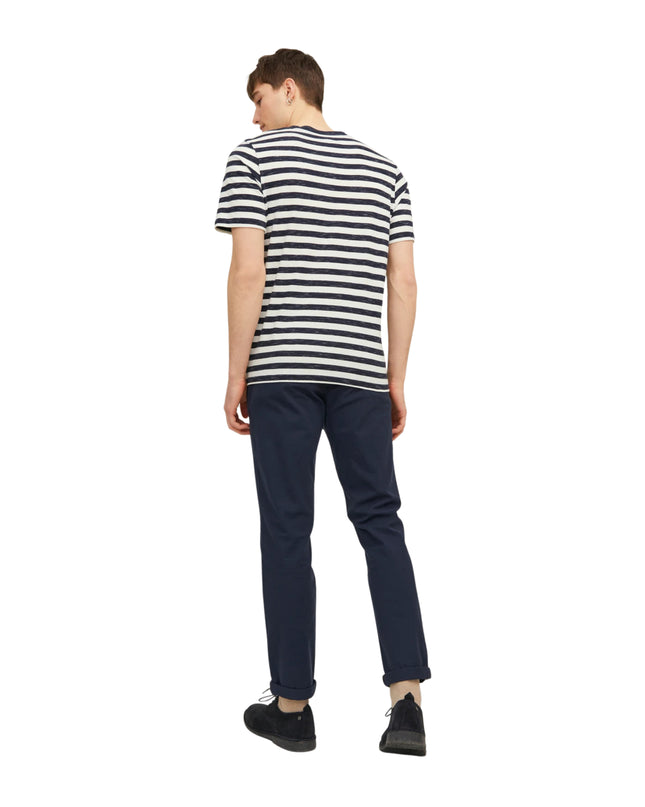 Jack&Jones Pantalone Chino Slim Fit Jpstmarco Fury Uomo Blu