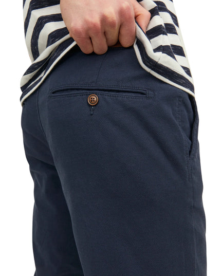 Jack&Jones Pantalone Chino Slim Fit Jpstmarco Fury Uomo Blu