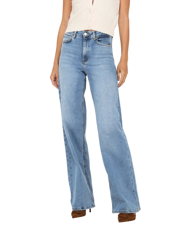 Only Jeans Onlmadison Wide Leg Fit Donna Denim