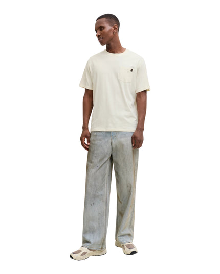 Jack&Jones T-shirt Jjedover Uomo Bianco