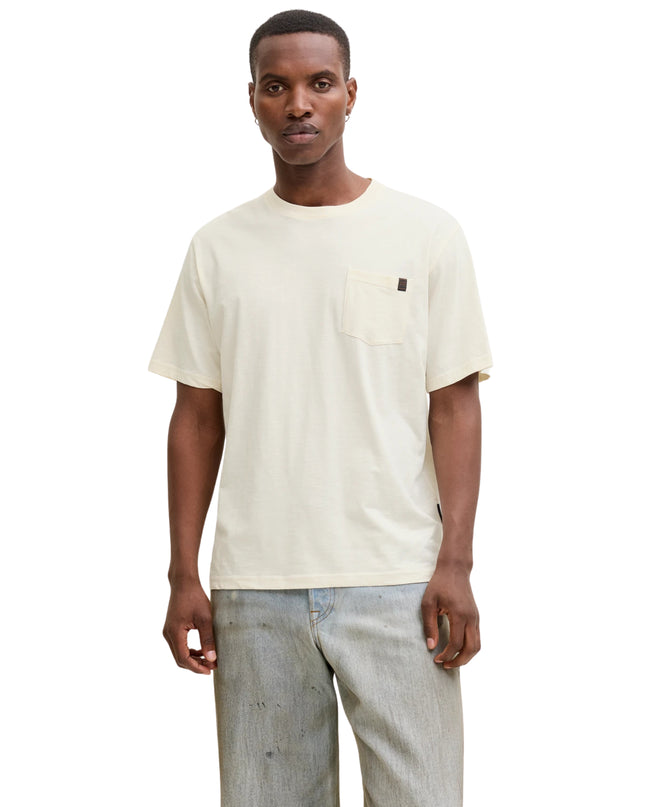 Jack&Jones T-shirt Jjedover Uomo Bianco
