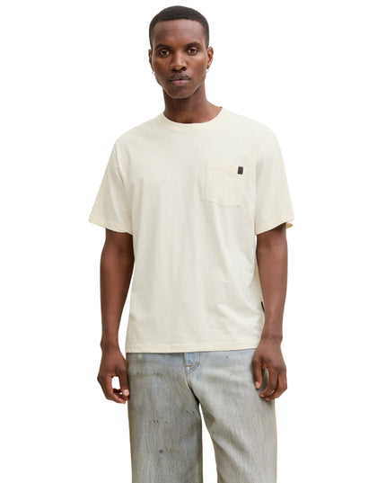 Jack&Jones T-shirt Jjedover Uomo Bianco