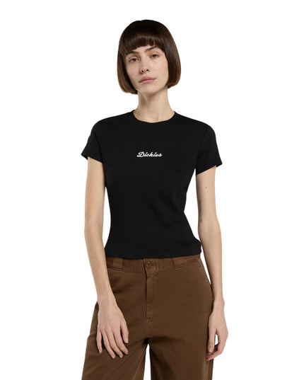 Dickies T-shirt Wellsville Donna Nero
