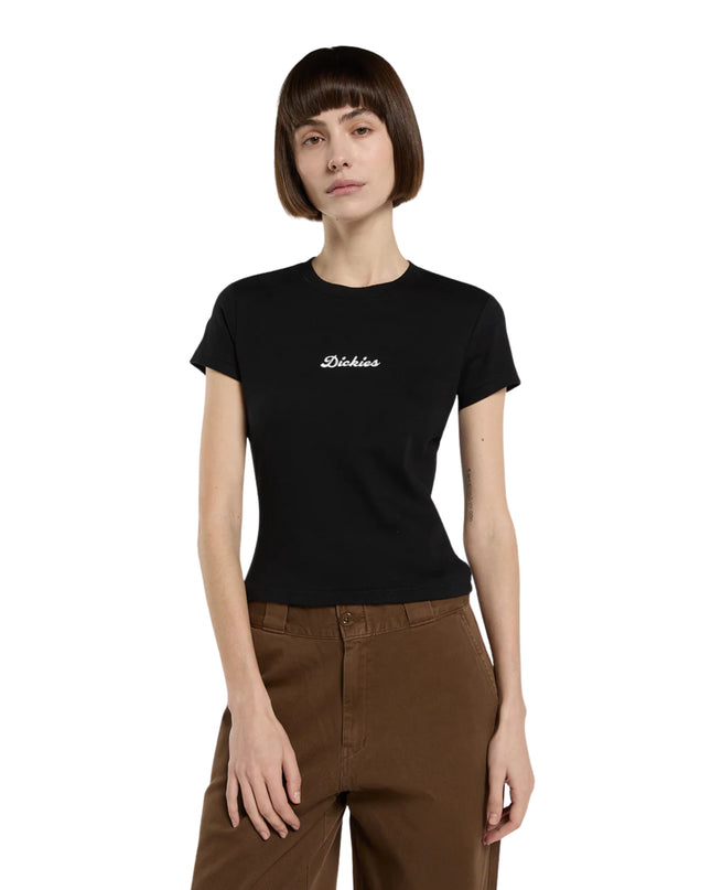 Dickies T-shirt Wellsville Donna Nero