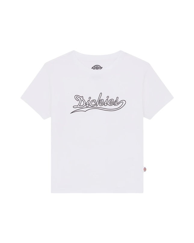 Dickies T-shirt Loose Wave Donna Bianco