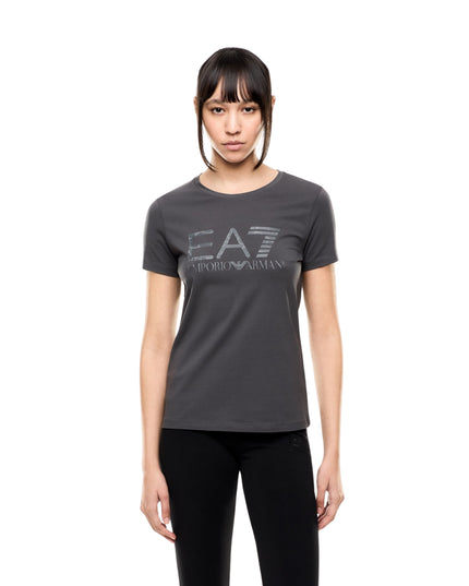 EA7 T-shirt Stretch Donna Grigio
