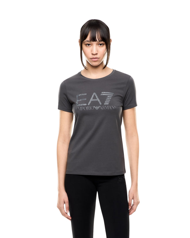 EA7 T-shirt Stretch Donna Grigio