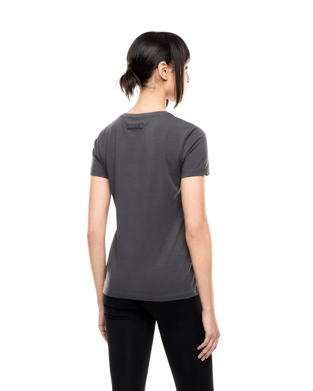 EA7 T-shirt Stretch Donna Grigio