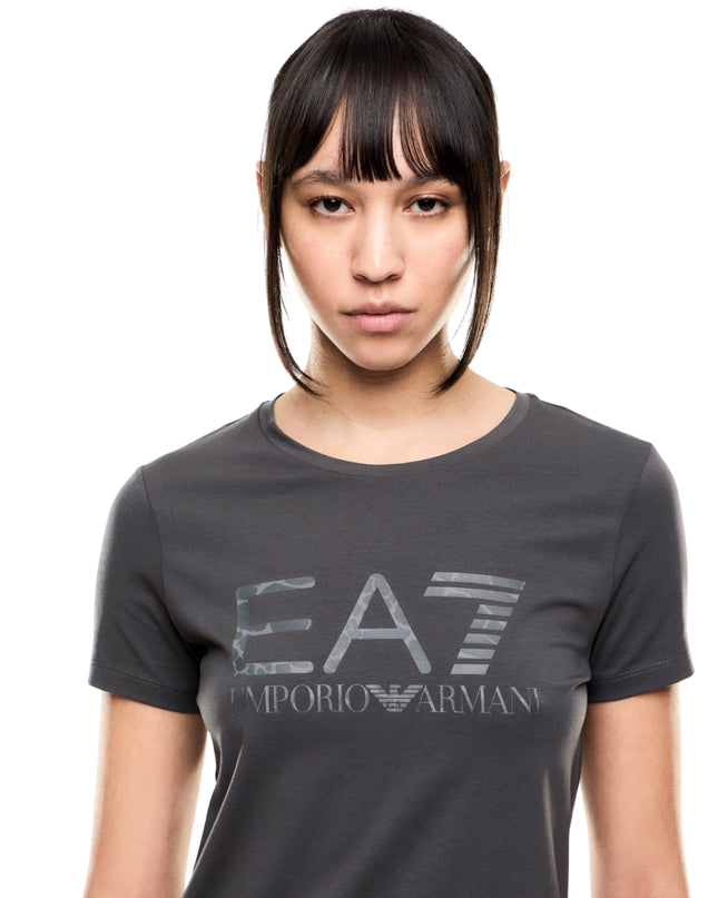 EA7 T-shirt Stretch Donna Grigio