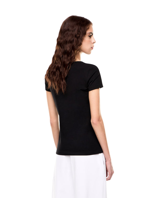 EA7 T-shirt Stretch Core Lady Donna Nero