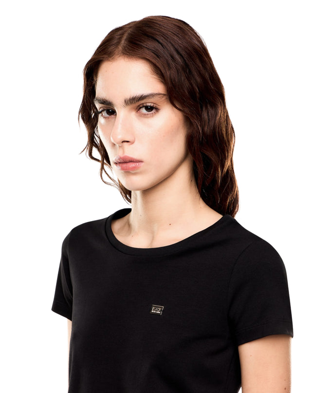 EA7 T-shirt Stretch Core Lady Donna Nero