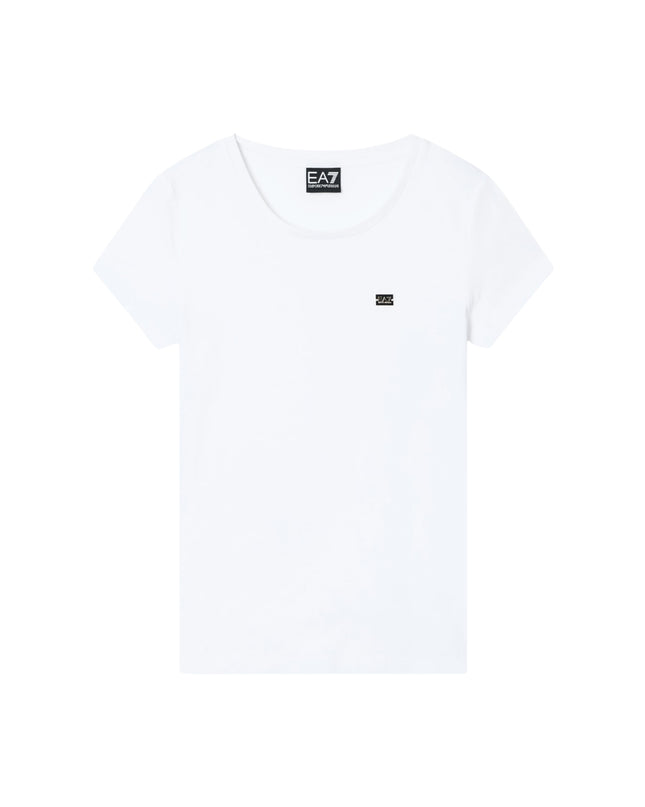 EA7 T-shirt Stretch Core Lady Donna Bianco