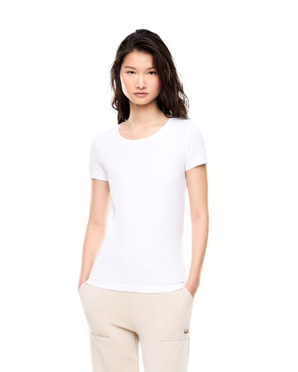 EA7 T-shirt Stretch Core Lady Donna Bianco