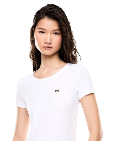 EA7 T-shirt Stretch Core Lady Donna Bianco