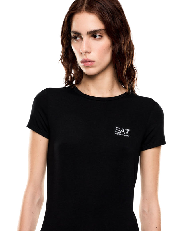 EA7 T-shirt Natural Ventus7 Donna Nero
