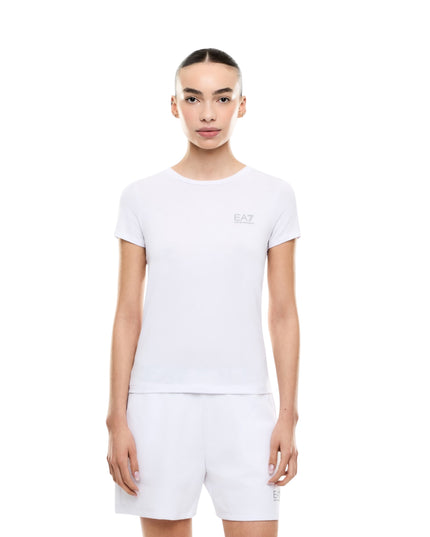 EA7 T-shirt Natural Ventus7 Donna Bianco