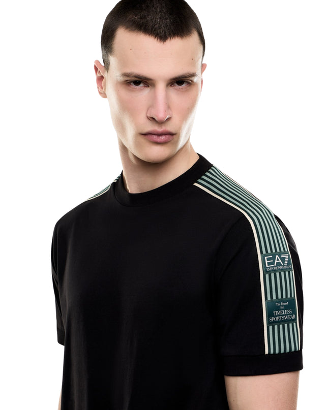 EA7 T-shirt Logo Series Boy Uomo Nero