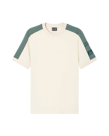 EA7 T-shirt Logo Series Boy Uomo Beige
