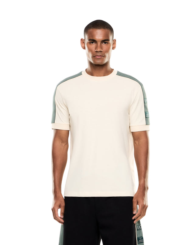 EA7 T-shirt Logo Series Boy Uomo Beige